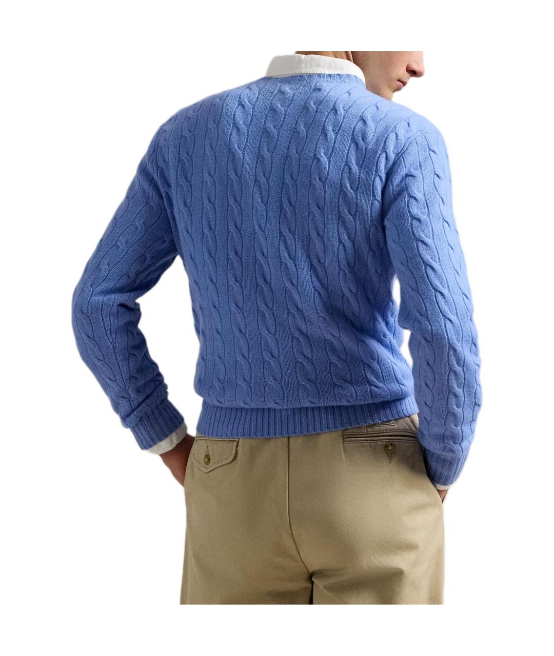 POLO RALPH LAUREN Синий джемпер / свитер, фото 4