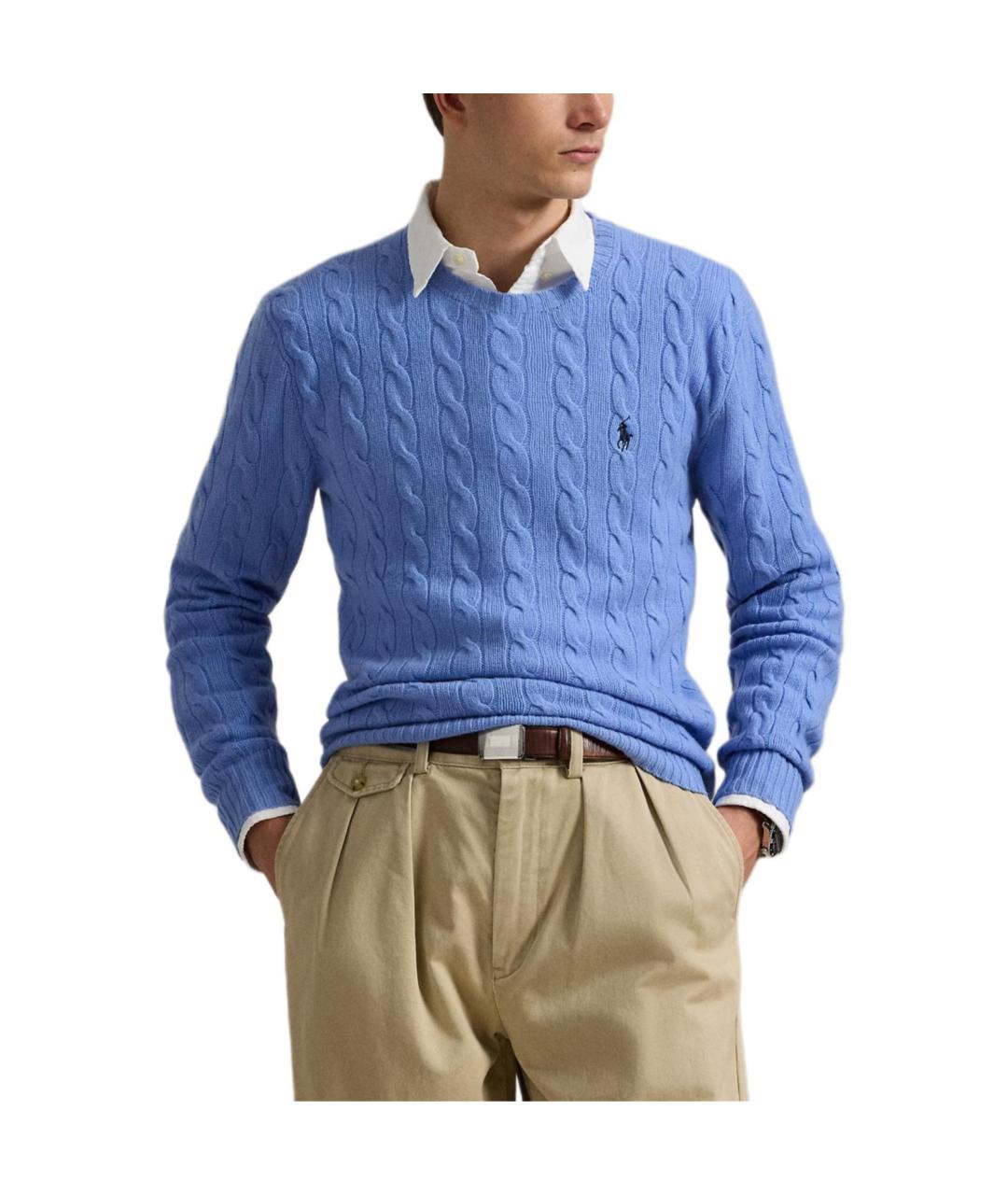 POLO RALPH LAUREN Синий джемпер / свитер, фото 3