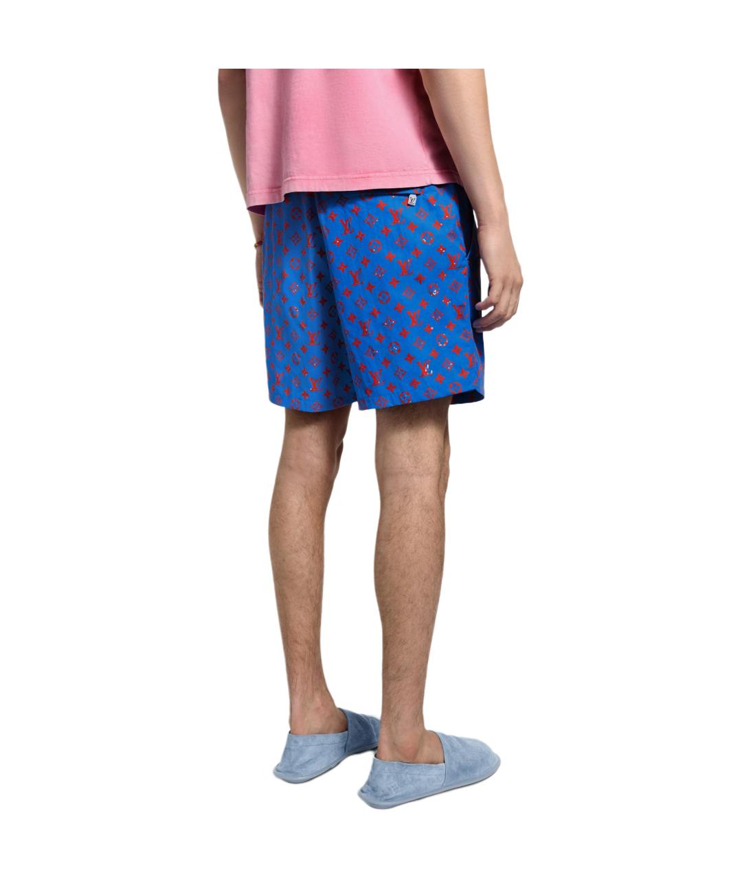 LOUIS VUITTON Синие шорты, фото 3
