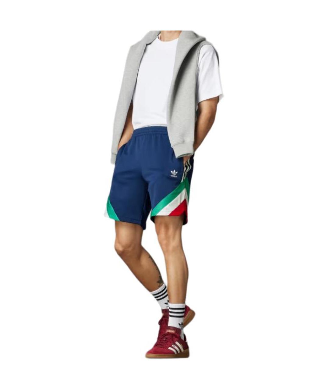 ADIDAS Синие шорты, фото 4