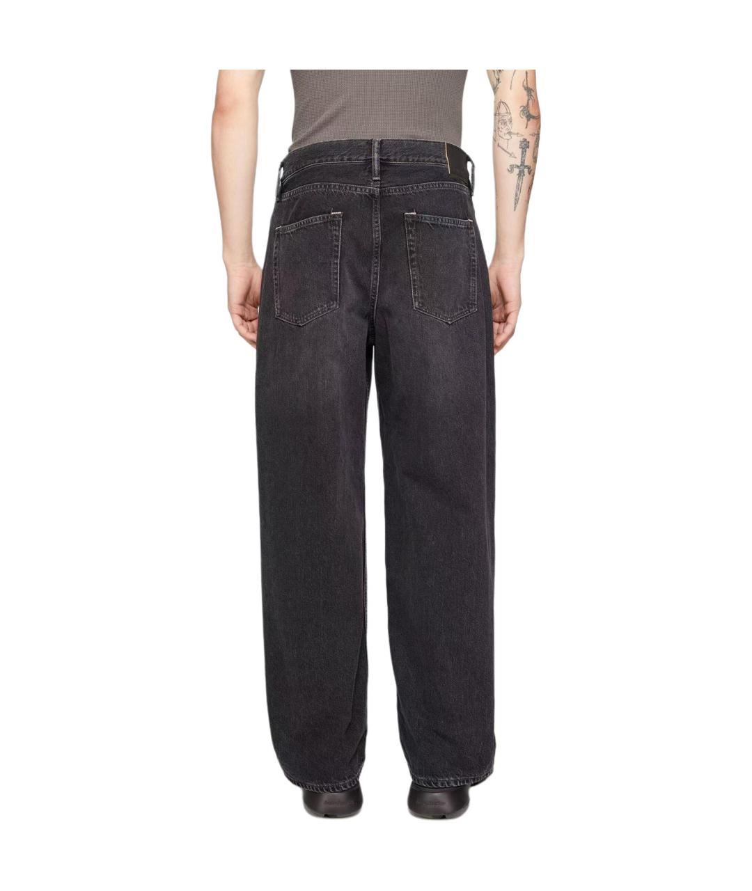 ACNE STUDIOS Черные прямые джинсы, фото 5