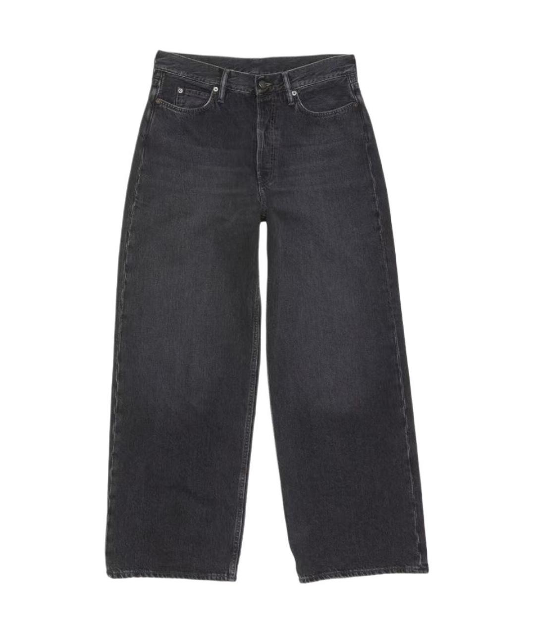 ACNE STUDIOS Черные прямые джинсы, фото 1