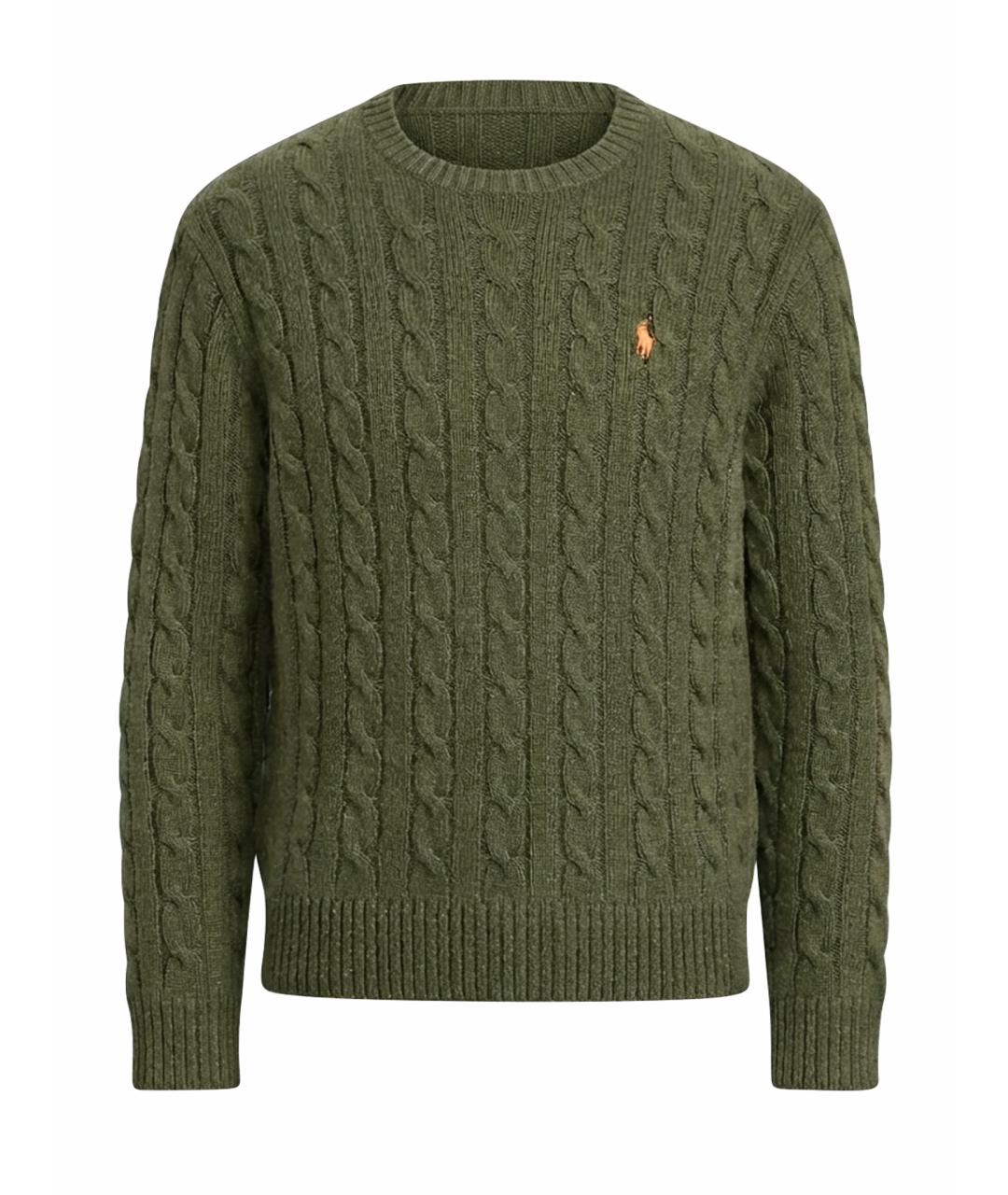 POLO RALPH LAUREN Зеленый джемпер / свитер, фото 1