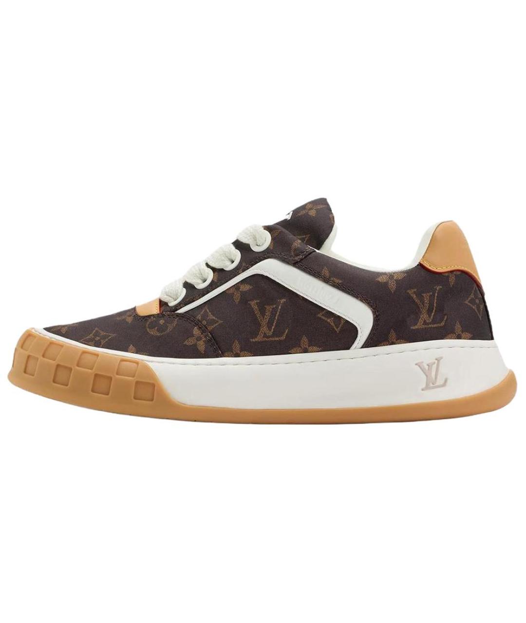 LOUIS VUITTON Коричневые кроссовки, фото 2
