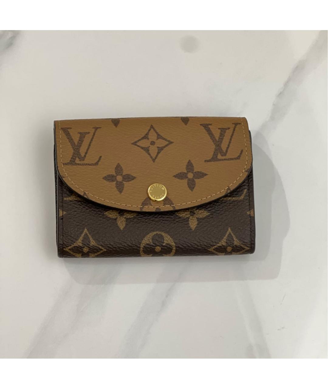 LOUIS VUITTON Коричневый кошелек, фото 2