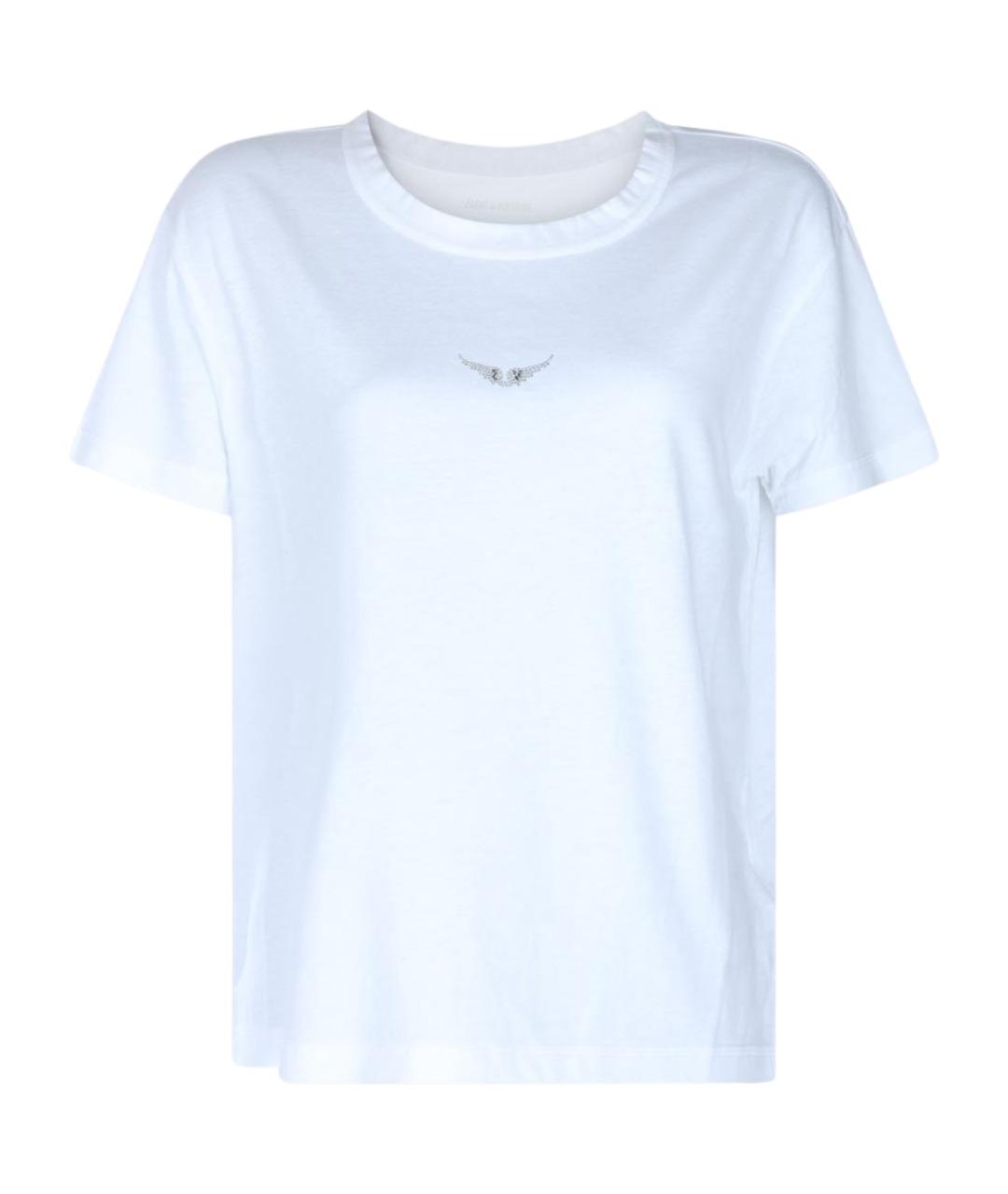 ZADIG & VOLTAIRE Белая полиэстеровая футболка, фото 1