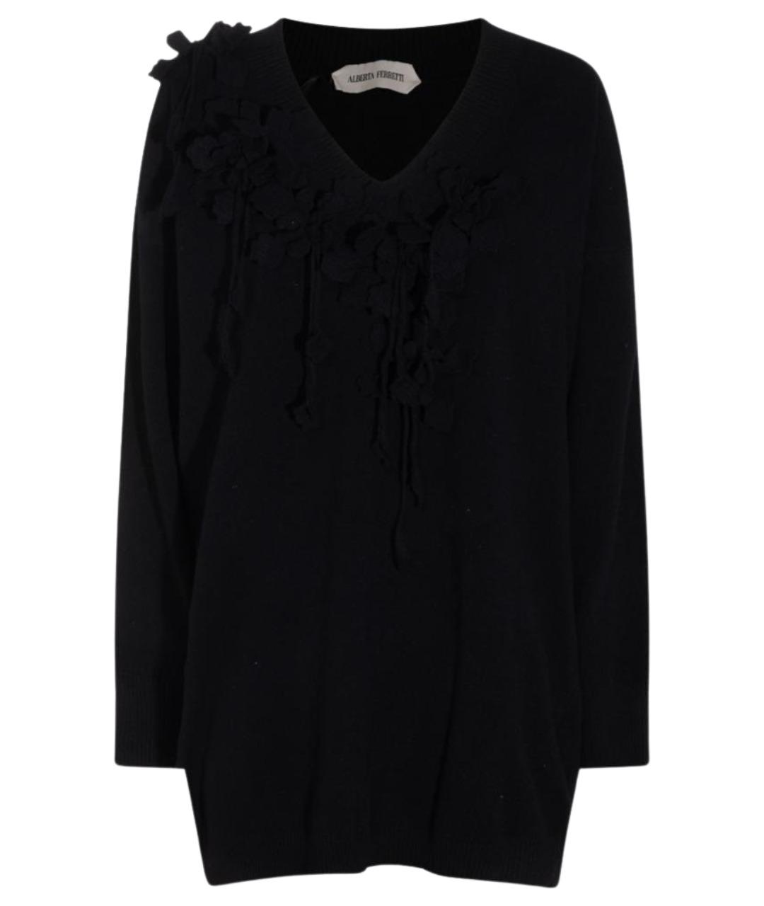 ALBERTA FERRETTI Черное повседневное платье, фото 1