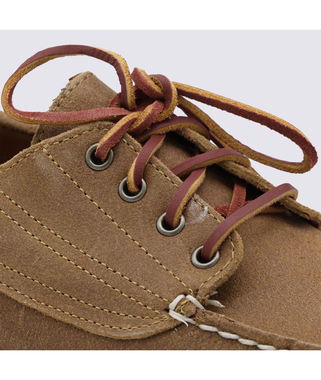 SEBAGO Бежевые кожаные низкие ботинки, фото 4