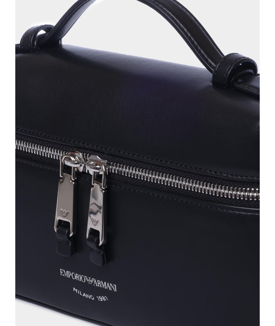 EMPORIO ARMANI Черная сумка через плечо, фото 3
