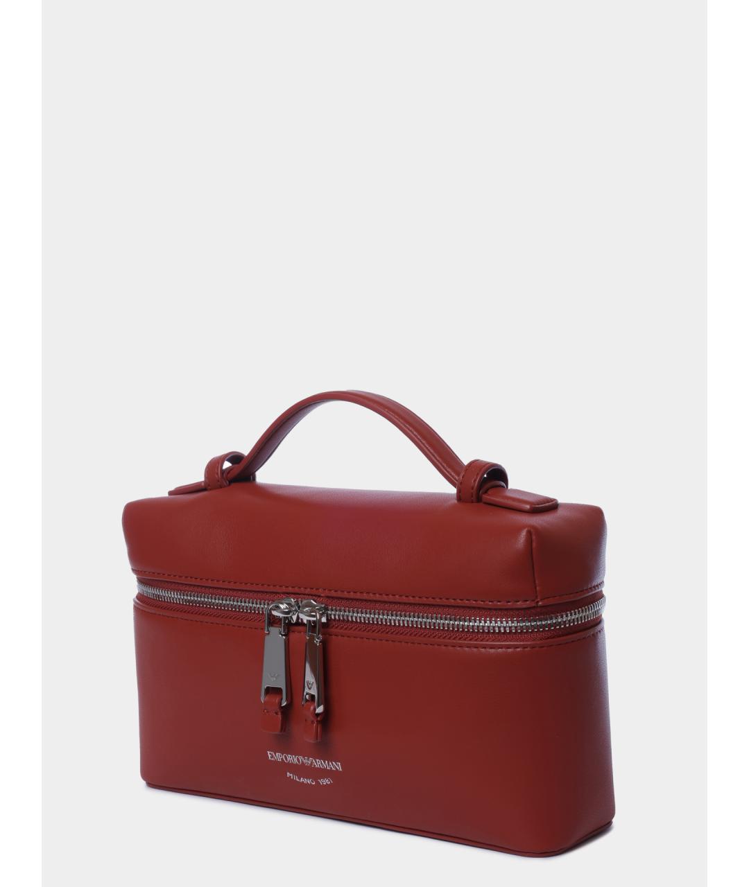 EMPORIO ARMANI Красная сумка с короткими ручками, фото 2