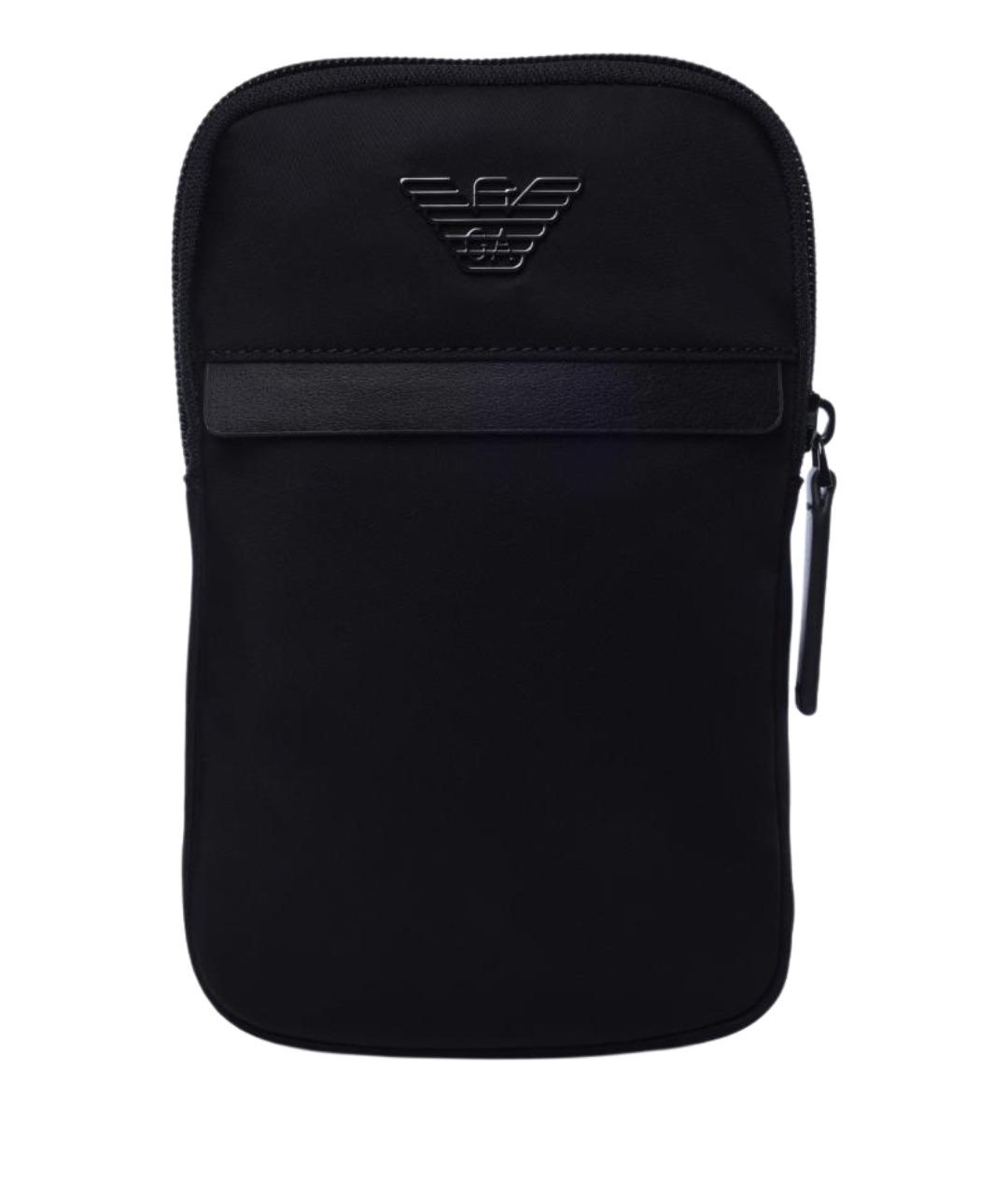 EMPORIO ARMANI Черная сумка на плечо, фото 1