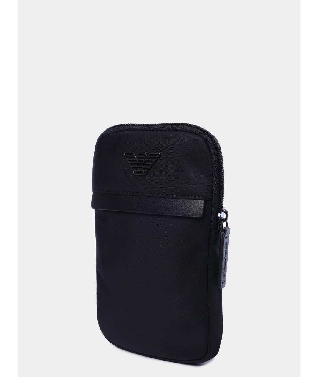 EMPORIO ARMANI Черная сумка на плечо, фото 2