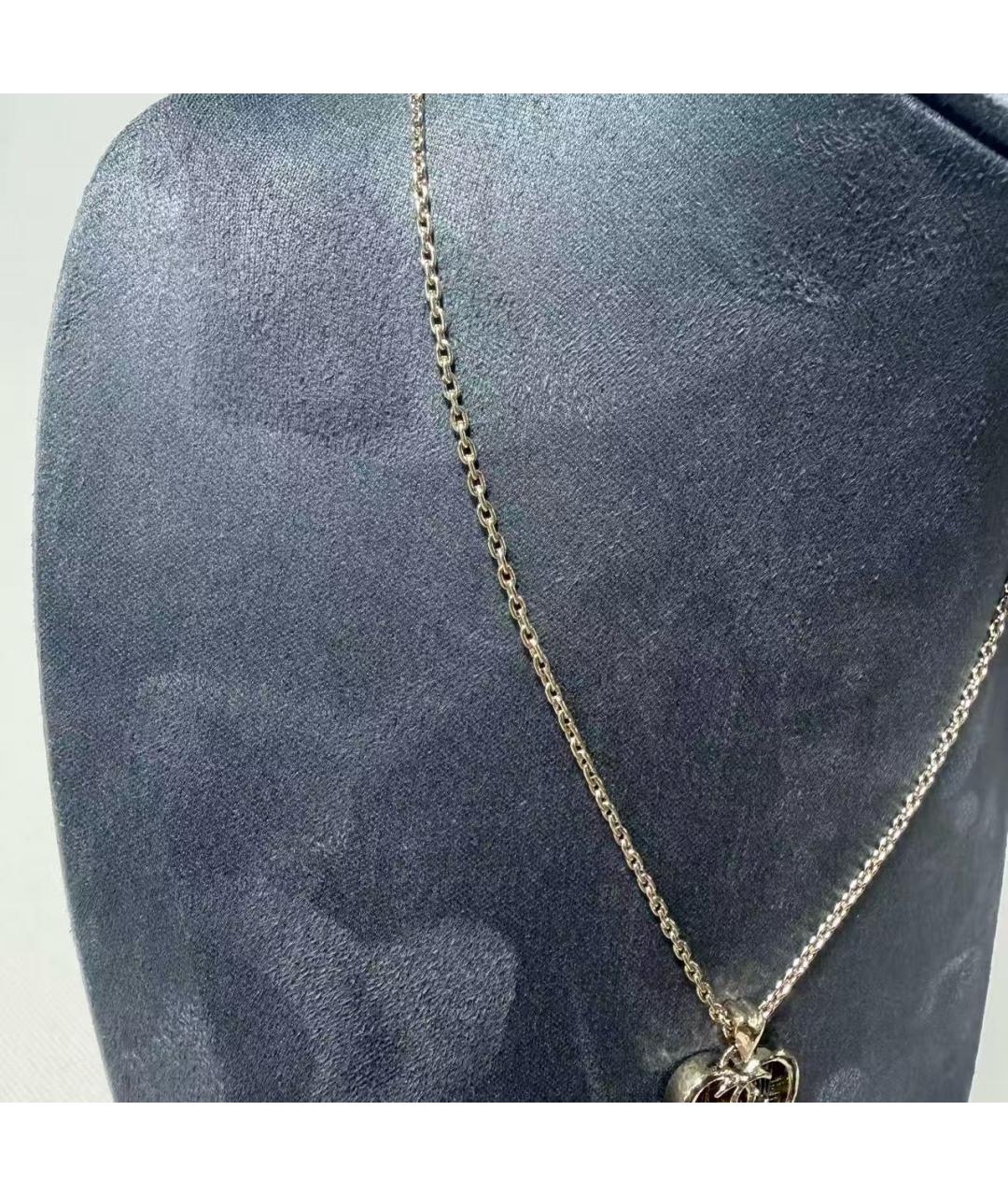 CHANEL Золотая металлическая подвеска, фото 5