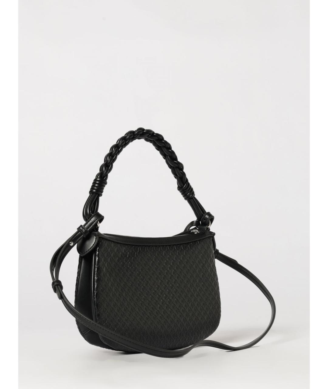 ARMANI EXCHANGE Черная синтетическая сумка через плечо, фото 2