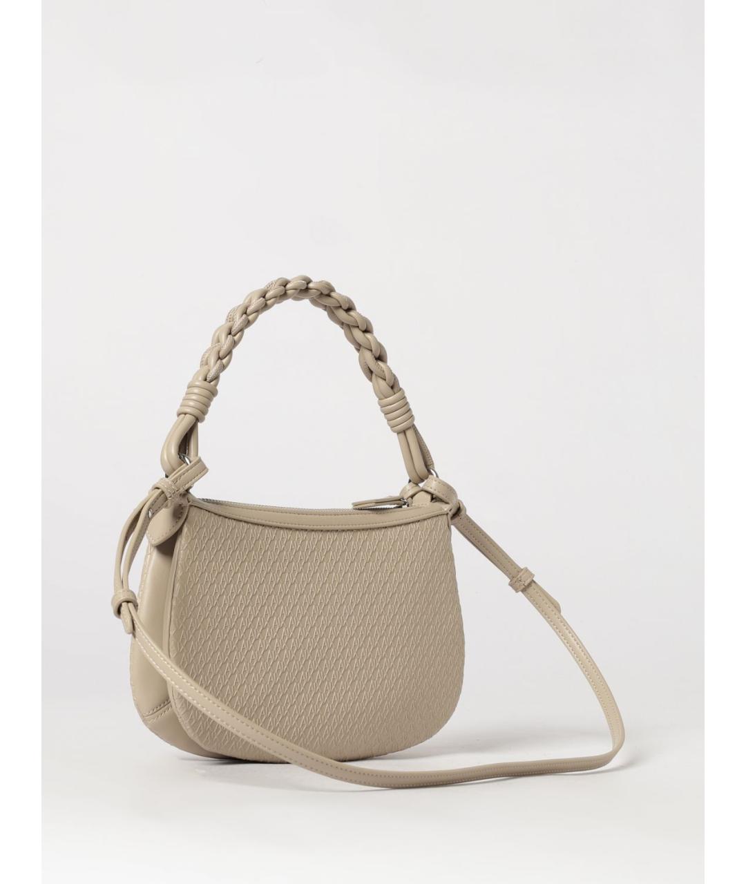ARMANI EXCHANGE Бежевая синтетическая сумка через плечо, фото 2
