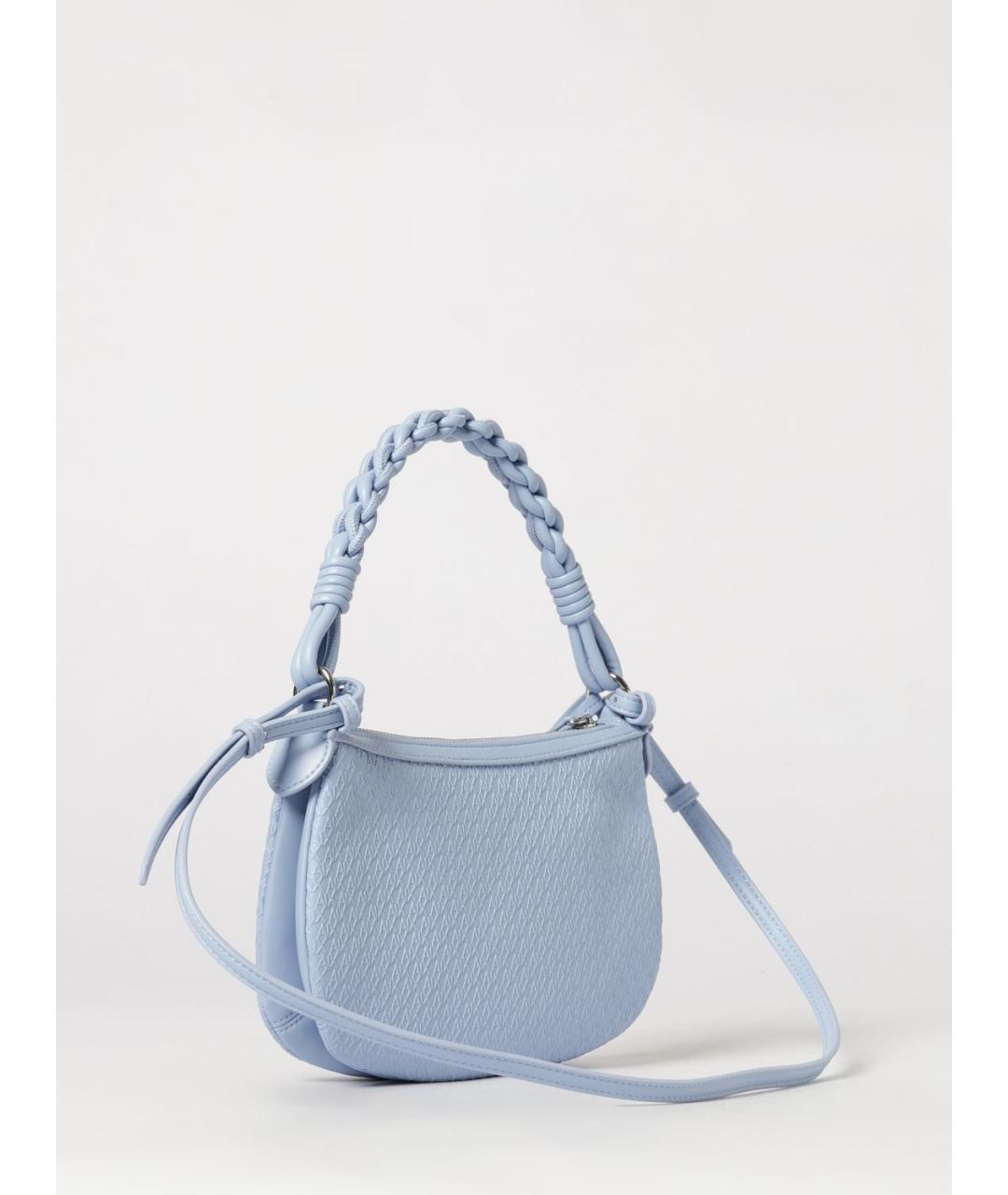 ARMANI EXCHANGE Голубая синтетическая сумка через плечо, фото 3