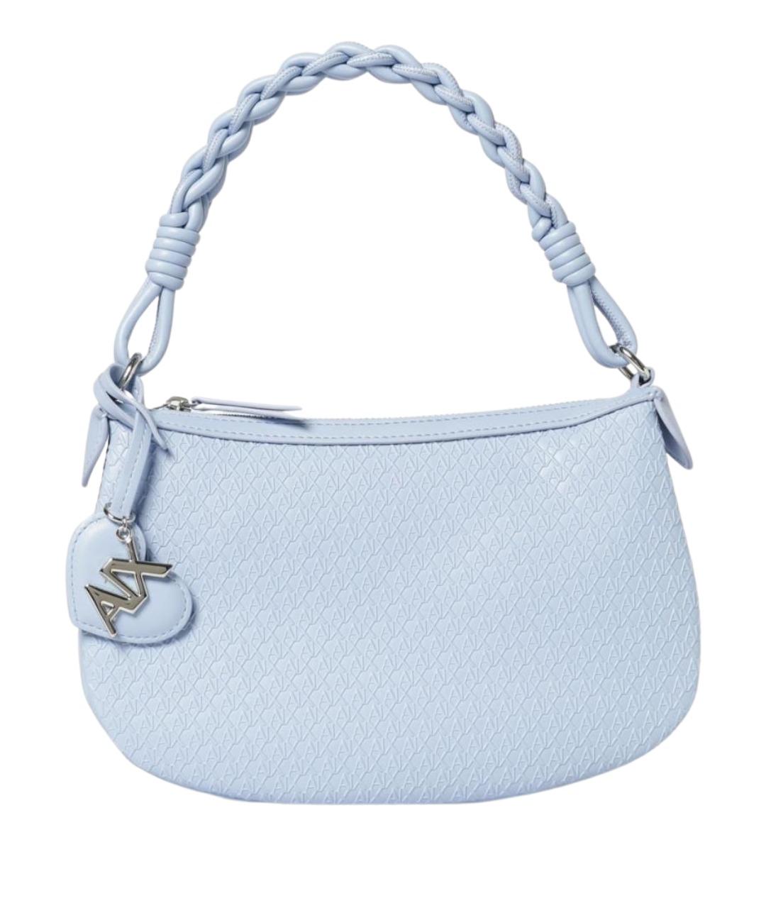 ARMANI EXCHANGE Голубая синтетическая сумка через плечо, фото 1