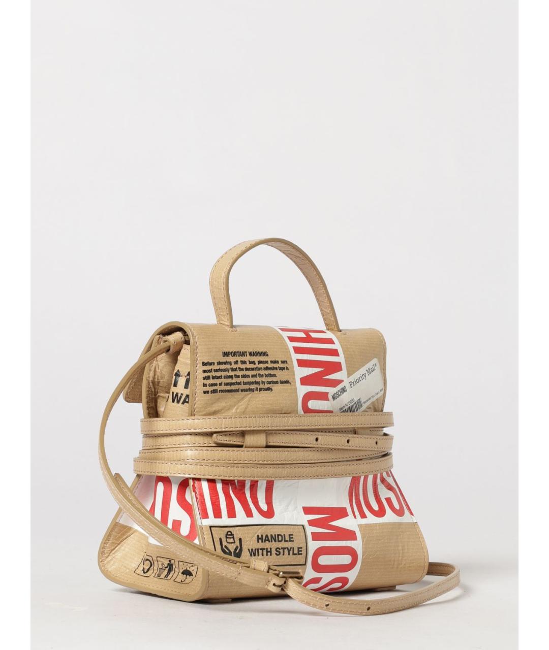 MOSCHINO Бежевая сумка тоут, фото 2
