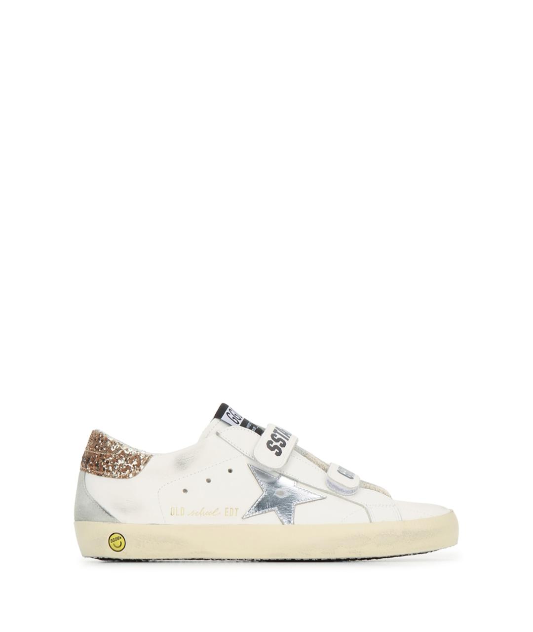 GOLDEN GOOSE Белые кожаные кеды, фото 1