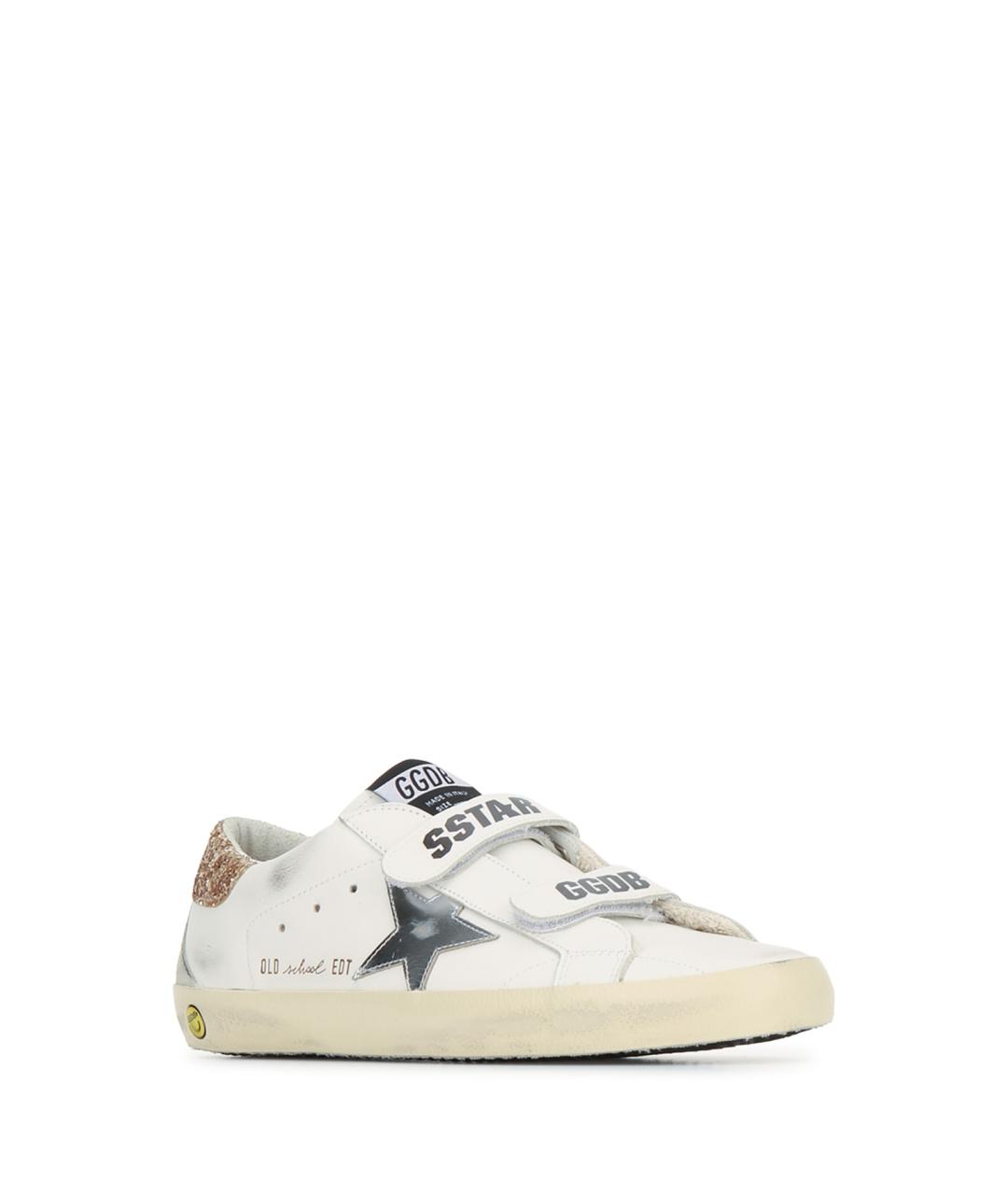 GOLDEN GOOSE Белые кожаные кеды, фото 2