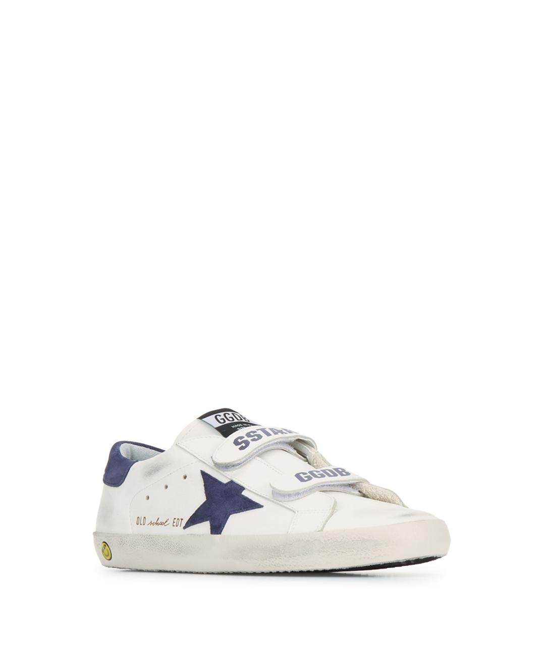 GOLDEN GOOSE Белые кожаные кеды, фото 2