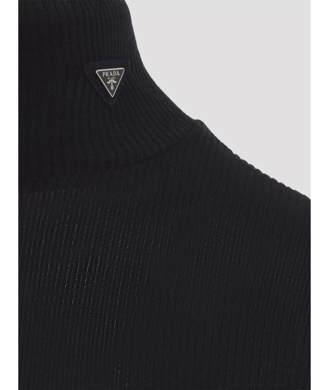 PRADA Черная водолазка, фото 3