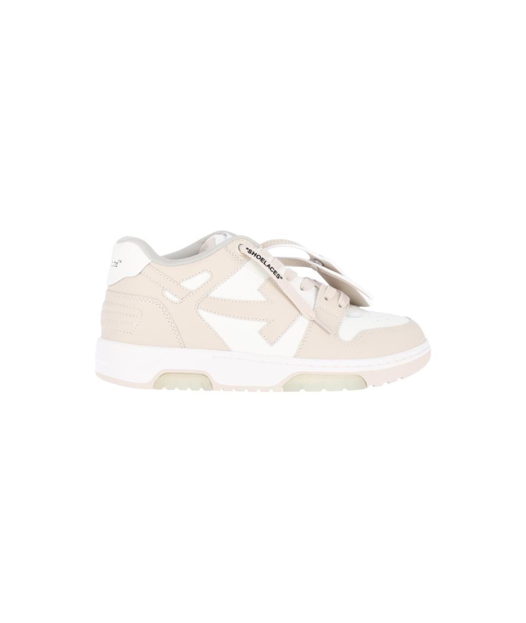OFF-WHITE Мульти кожаные низкие кроссовки / кеды, фото 1