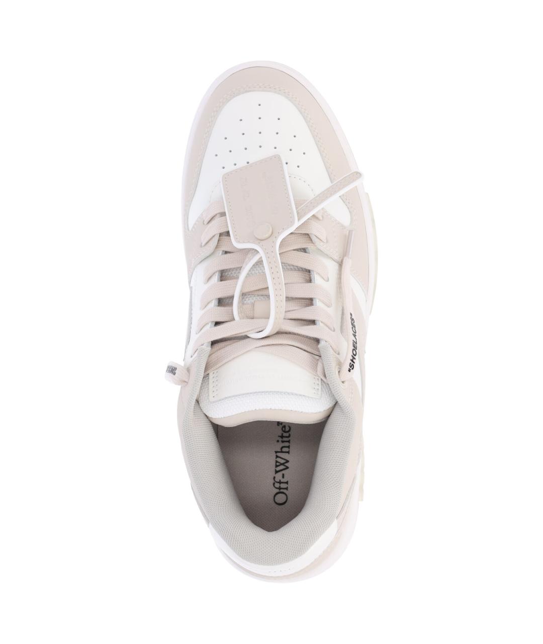 OFF-WHITE Мульти кожаные низкие кроссовки / кеды, фото 5