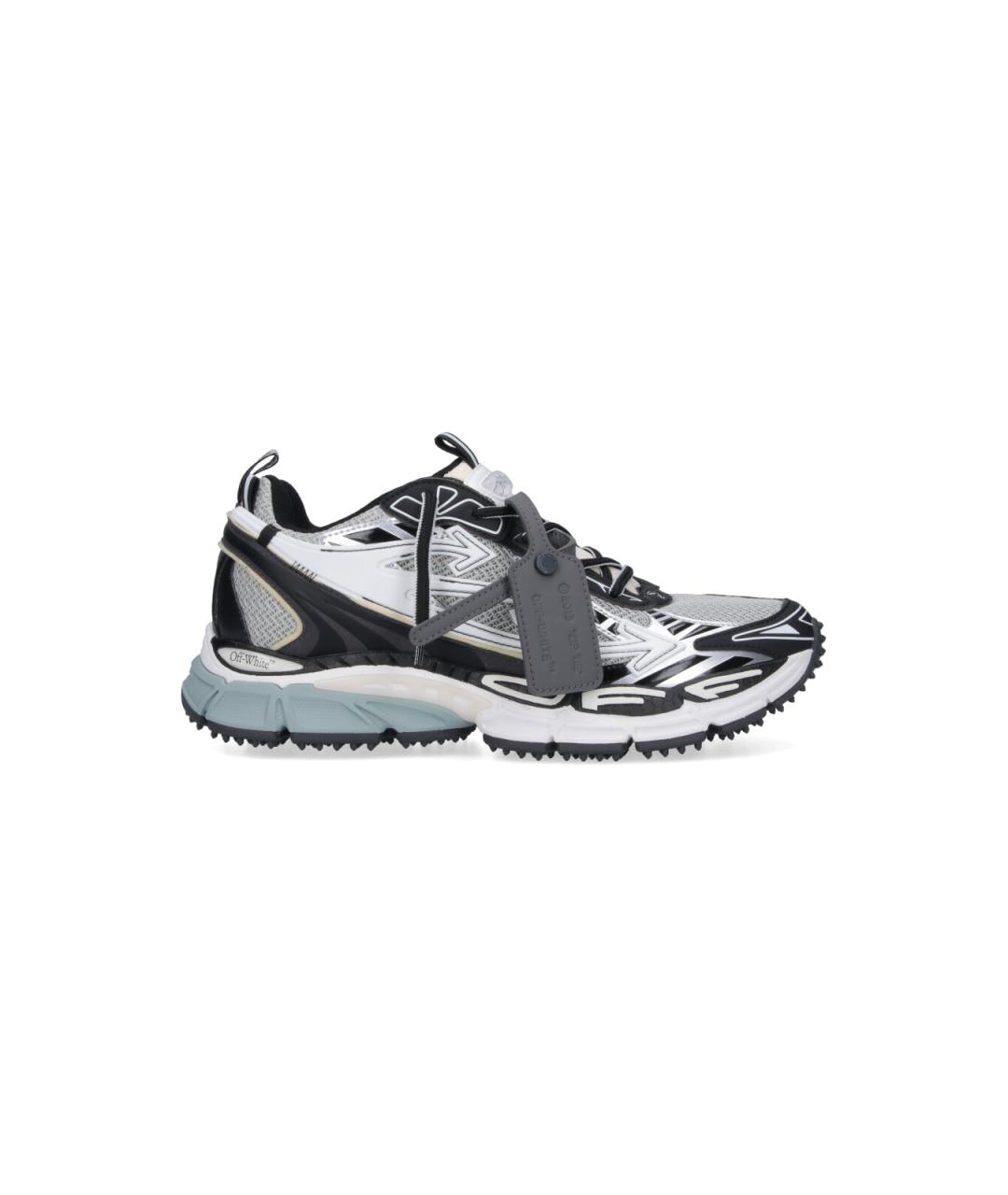 OFF-WHITE Серые низкие кроссовки / кеды, фото 1