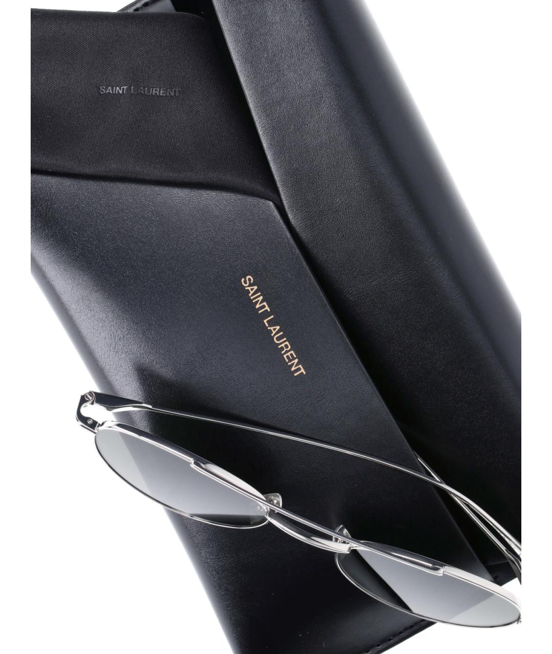 SAINT LAURENT Серебряные солнцезащитные очки, фото 3