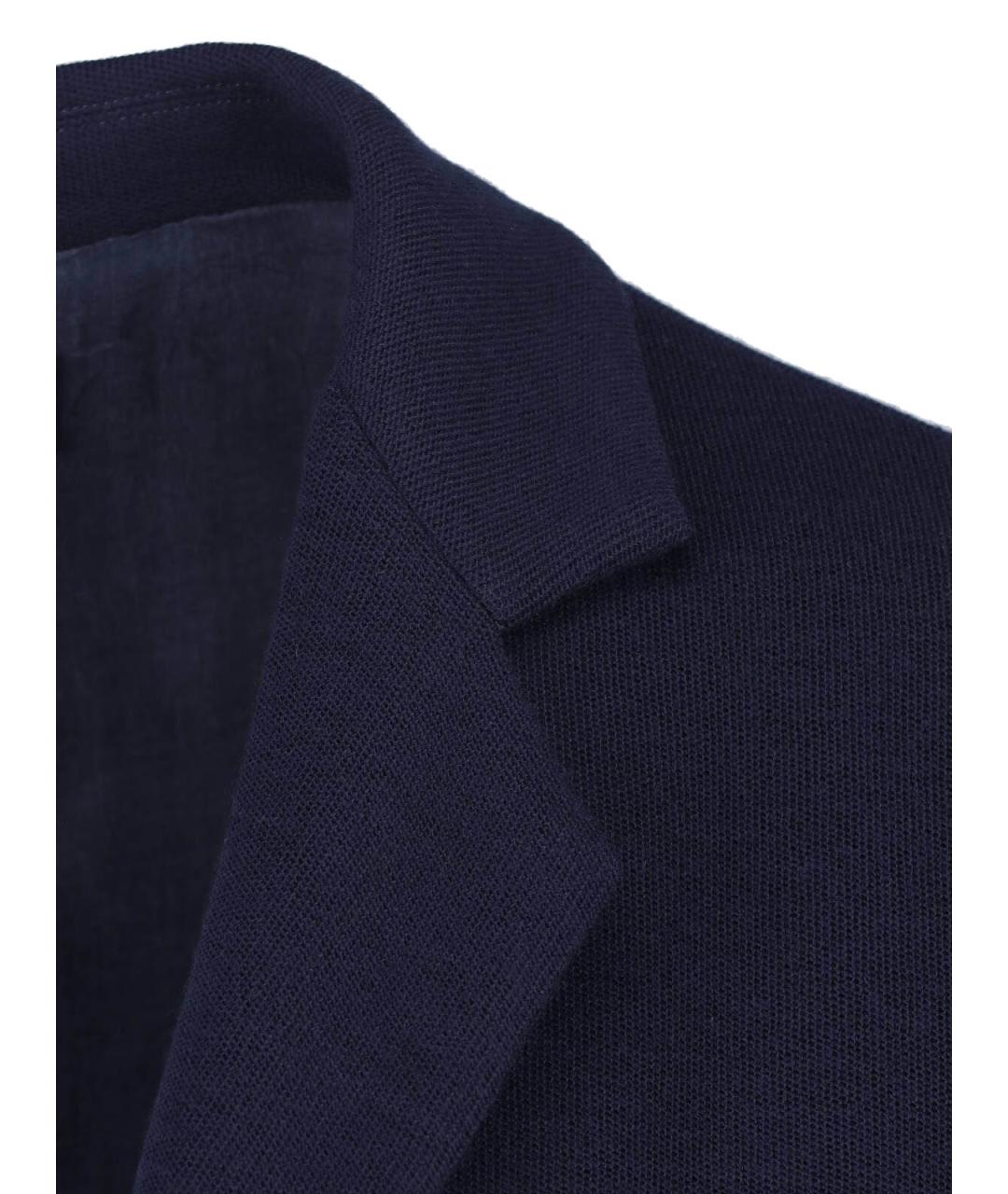 GIORGIO ARMANI Синий шерстяной пиджак, фото 5