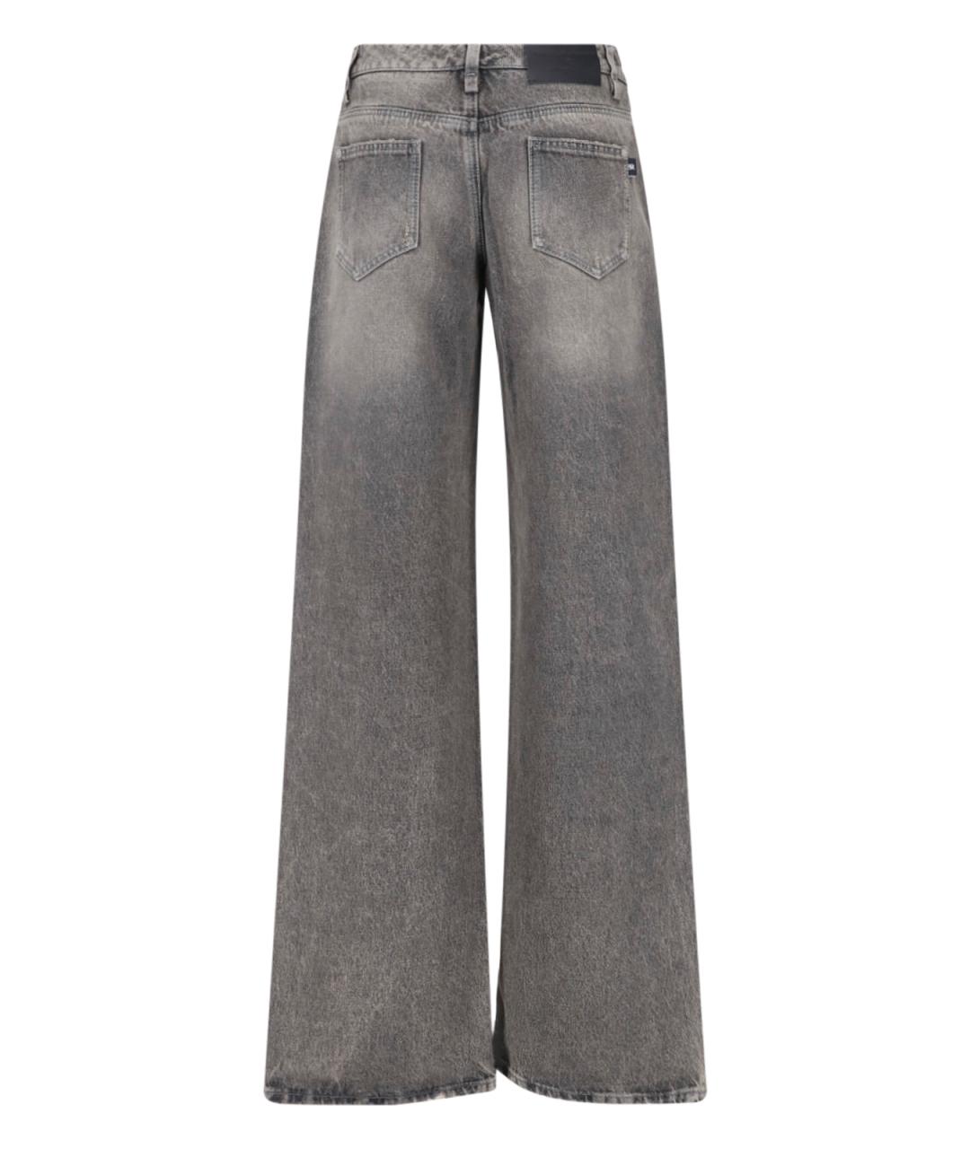 ERMANNO SCERVINO Черные хлопковые джинсы клеш, фото 2