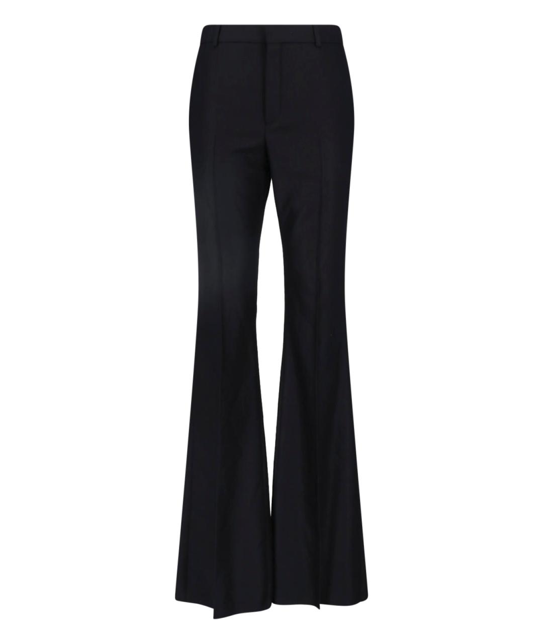 SAINT LAURENT Черные кашемировые брюки узкие, фото 1