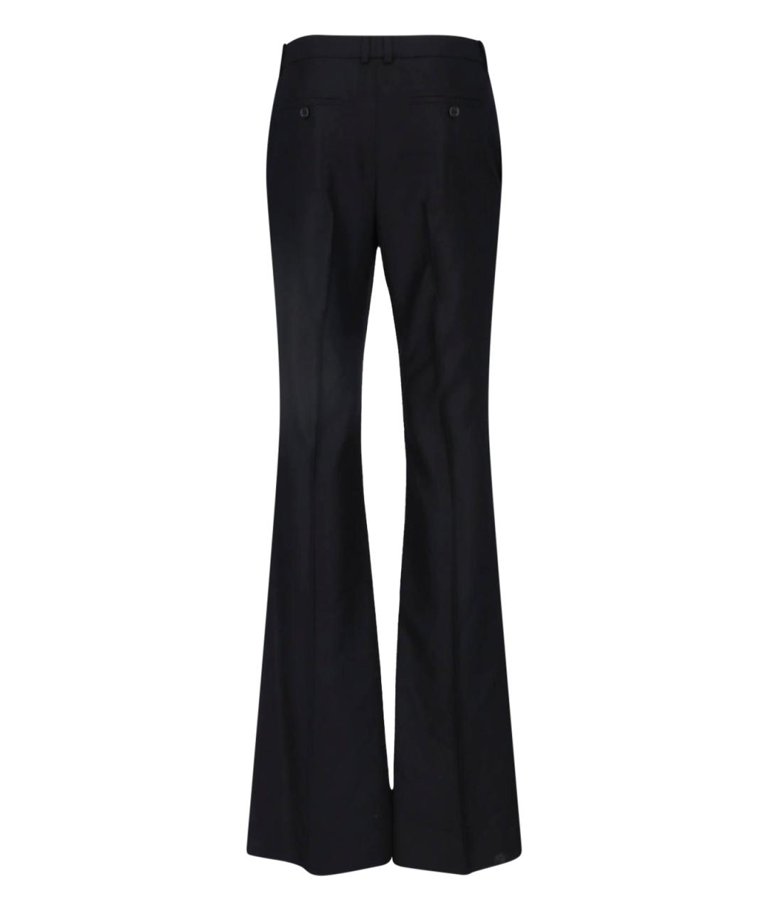 SAINT LAURENT Черные кашемировые брюки узкие, фото 2