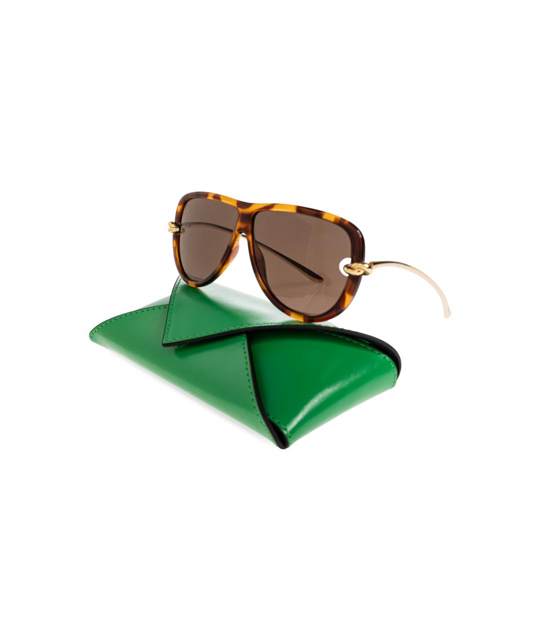 BOTTEGA VENETA Мульти пластиковые солнцезащитные очки, фото 3