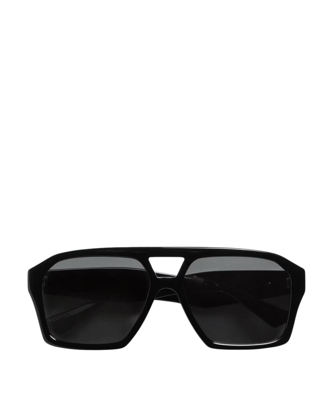 BOTTEGA VENETA Черные пластиковые солнцезащитные очки, фото 1