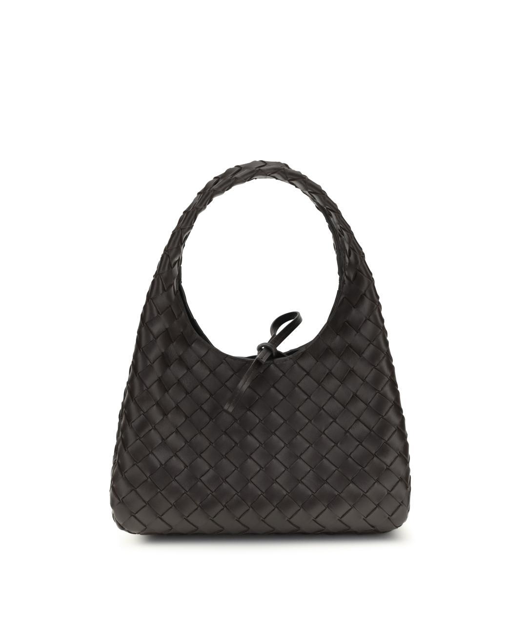 BOTTEGA VENETA Коричневая кожаная сумка тоут, фото 1