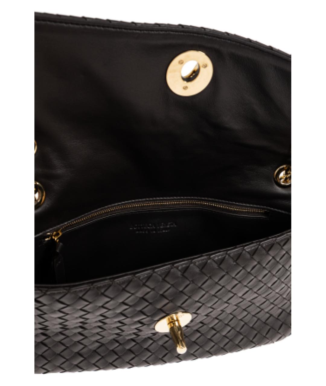 BOTTEGA VENETA Коричневая кожаная сумка через плечо, фото 5