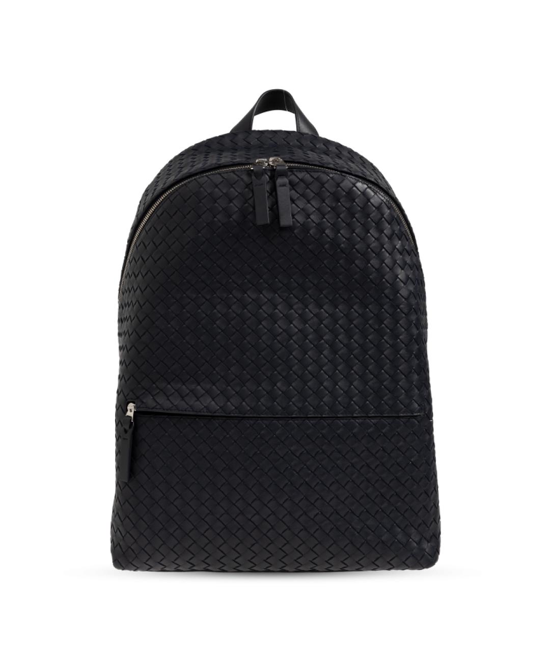 BOTTEGA VENETA Темно-синий кожаный рюкзак, фото 1