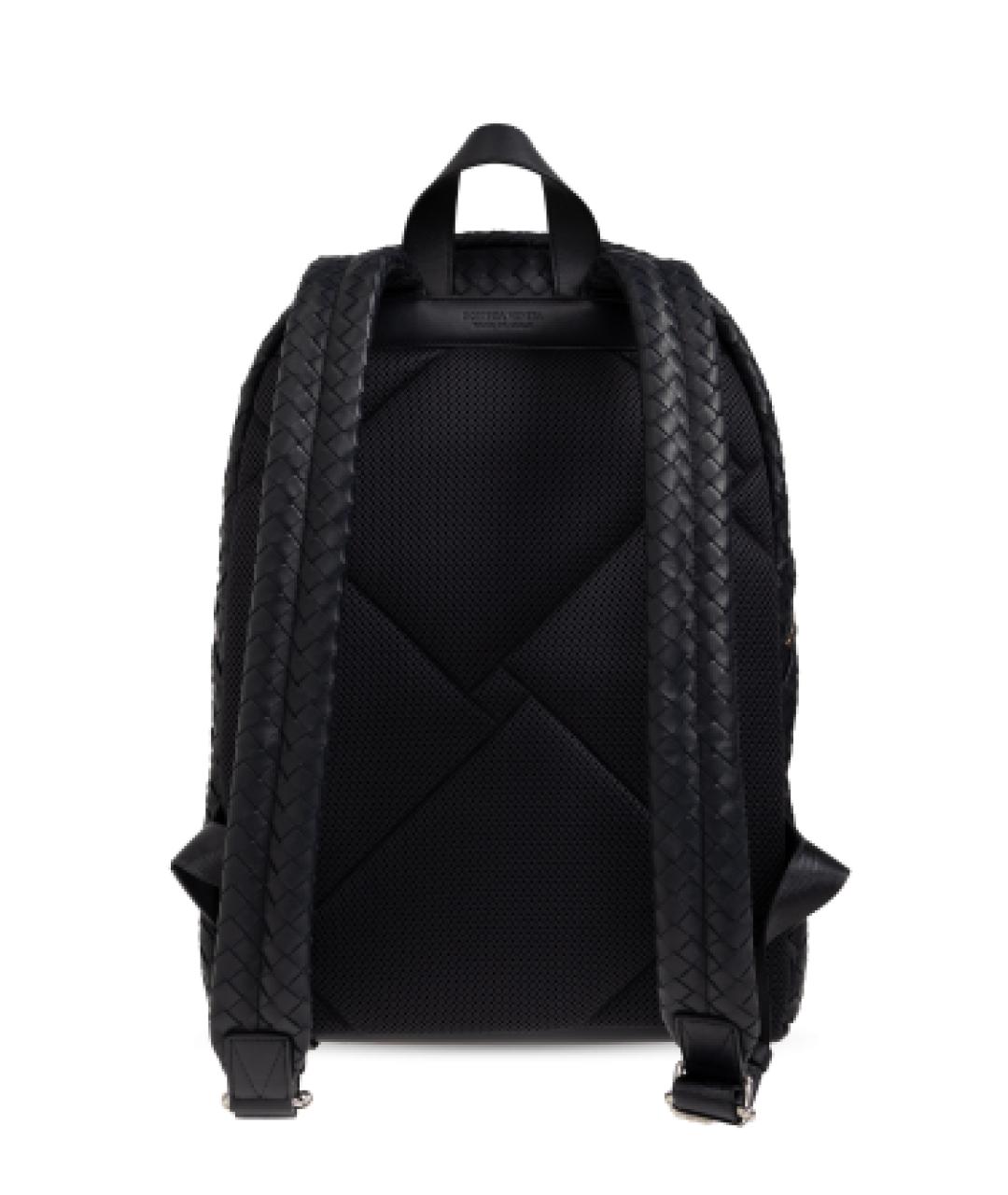BOTTEGA VENETA Темно-синий кожаный рюкзак, фото 3