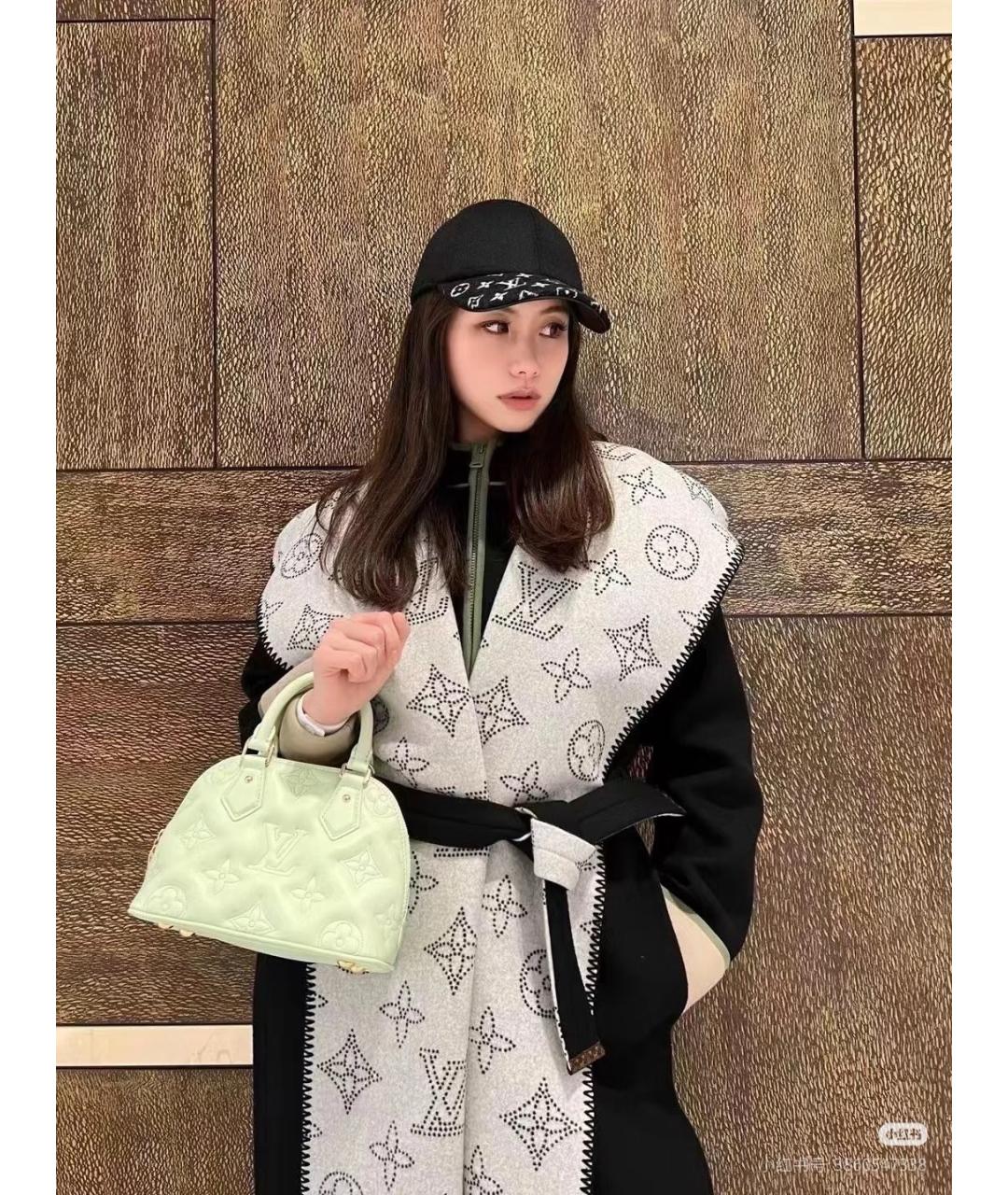 LOUIS VUITTON Зеленая кожаная сумка с короткими ручками, фото 6