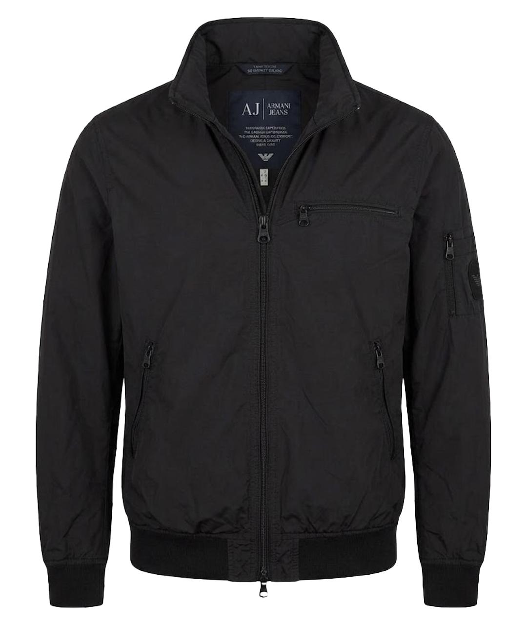 ARMANI JEANS Черная полиэстеровая куртка, фото 1