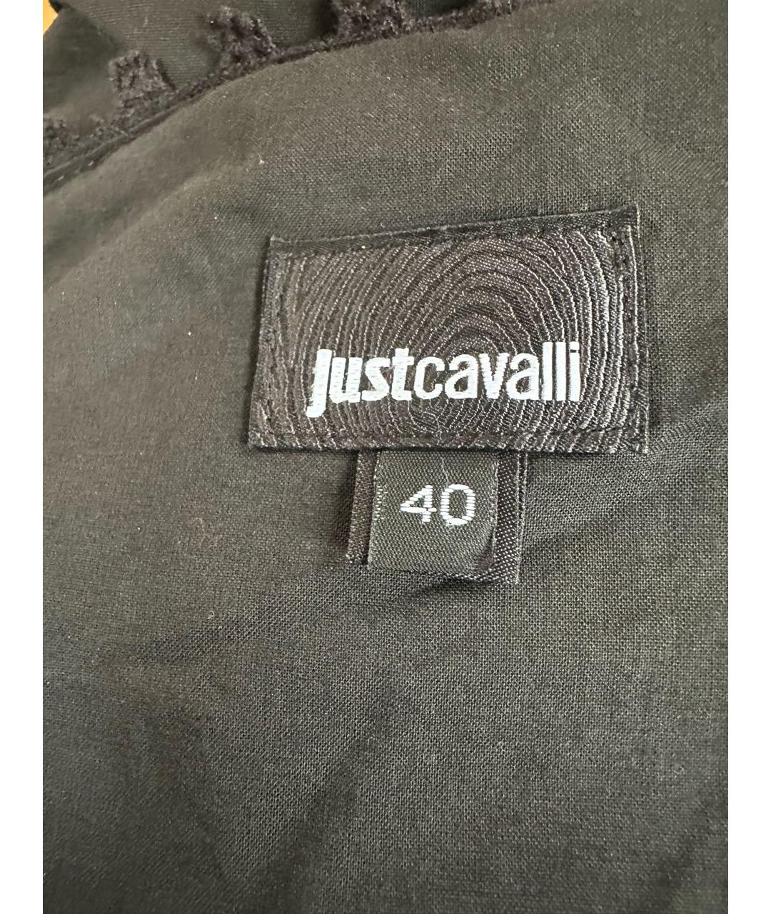 JUST CAVALLI Мульти шелковое коктейльное платье, фото 3