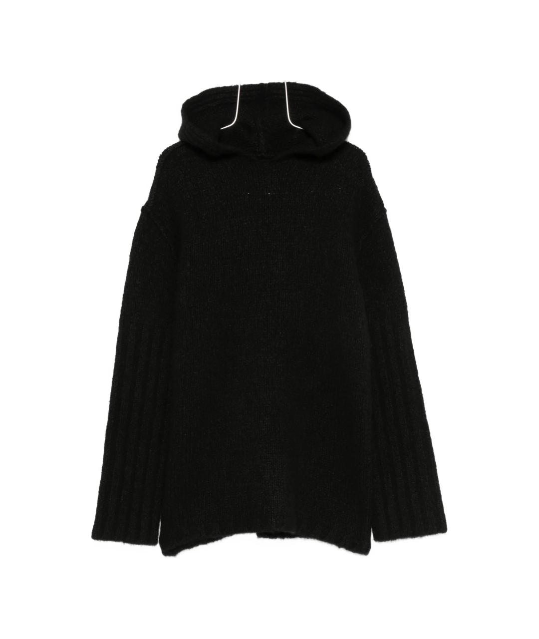 RICK OWENS Черный кашемировый джемпер / свитер, фото 1