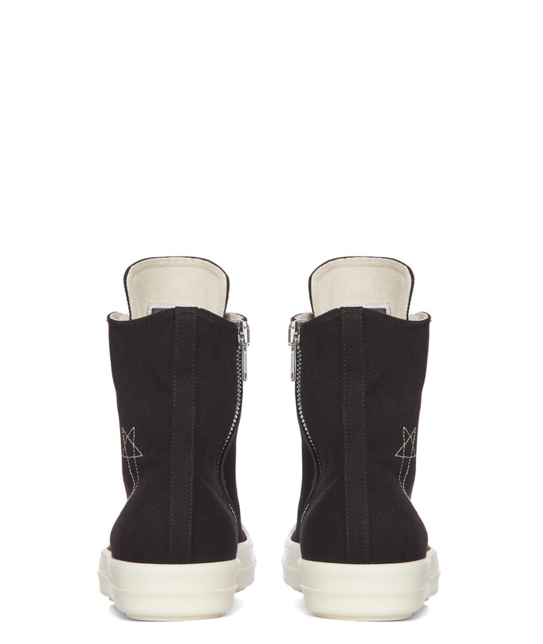 RICK OWENS DRKSHDW Черные текстильные кроссовки, фото 2