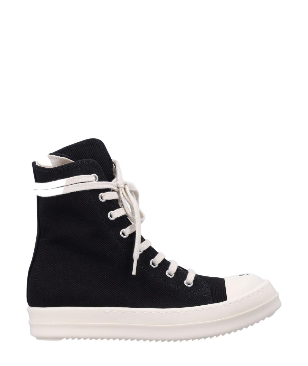 RICK OWENS DRKSHDW Черные текстильные кроссовки, фото 1