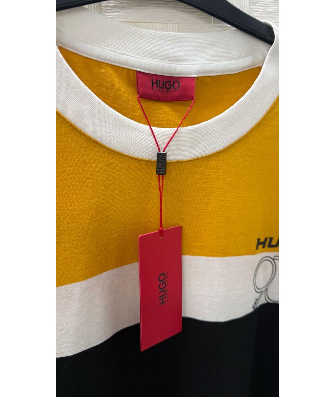 HUGO BOSS Мульти хлопковая футболка, фото 4