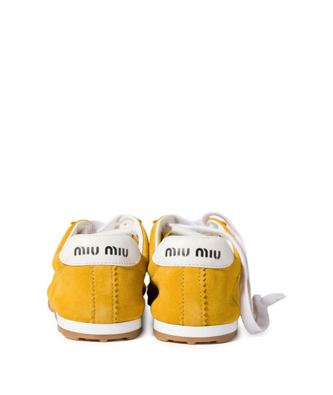MIU MIU Кожаные кроссовки, фото 4