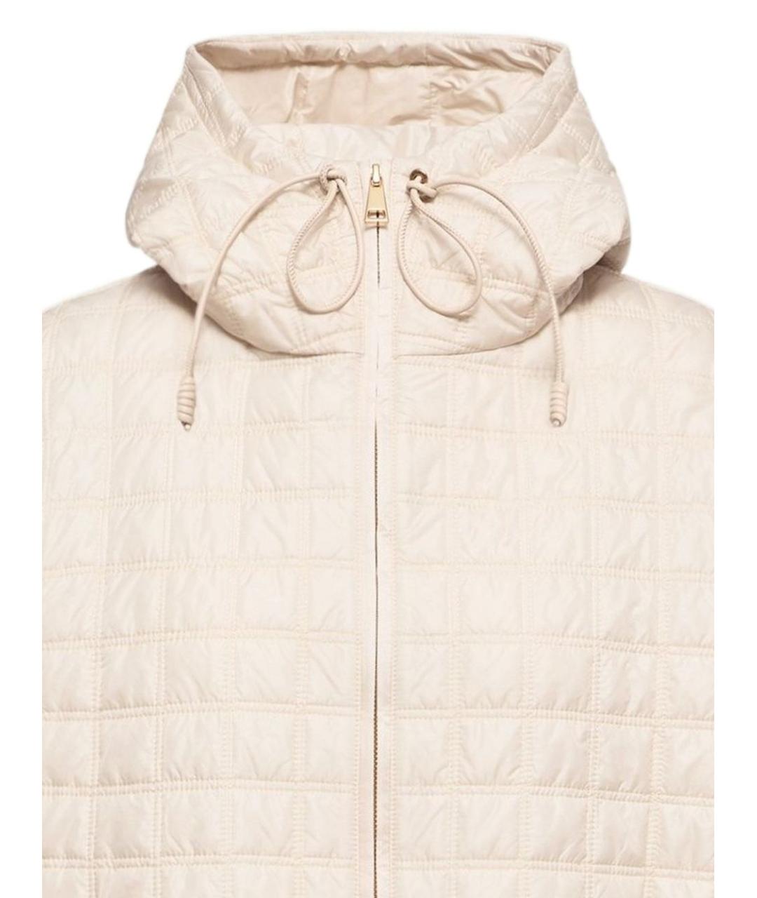 MONCLER Бежевая полиамидовая куртка, фото 2