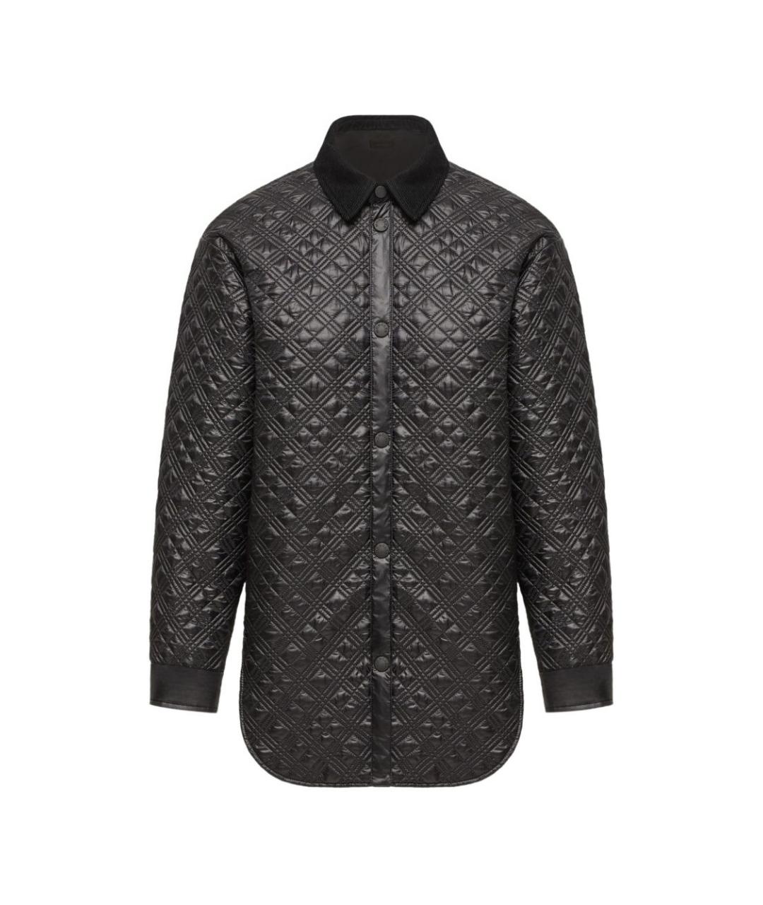 MONCLER Черная полиамидовая рубашка, фото 1